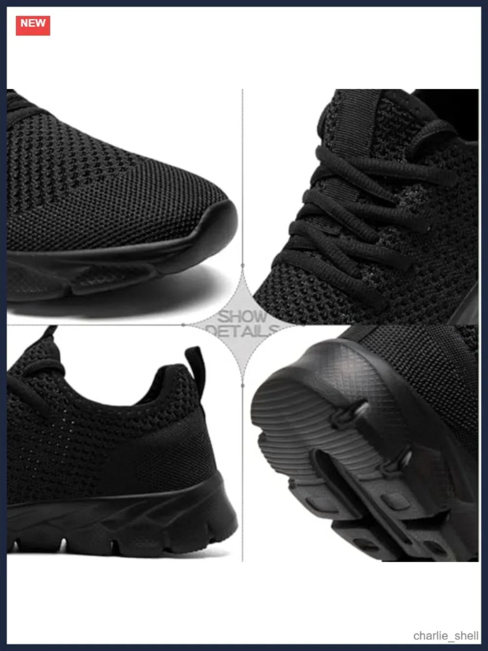 Men's Lightweight Slip-On Running Sneakers Athletic Gym Tennis Walking Shoes